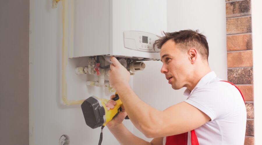 Professional water heater repair in Round Mountain, TX